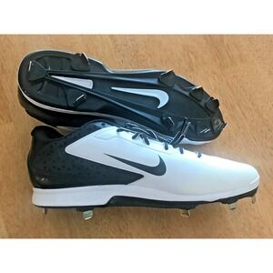 NEW! Nike Huarache Metal Baseball Cleats Shoes Mens Size 13.5 Black White No Box
